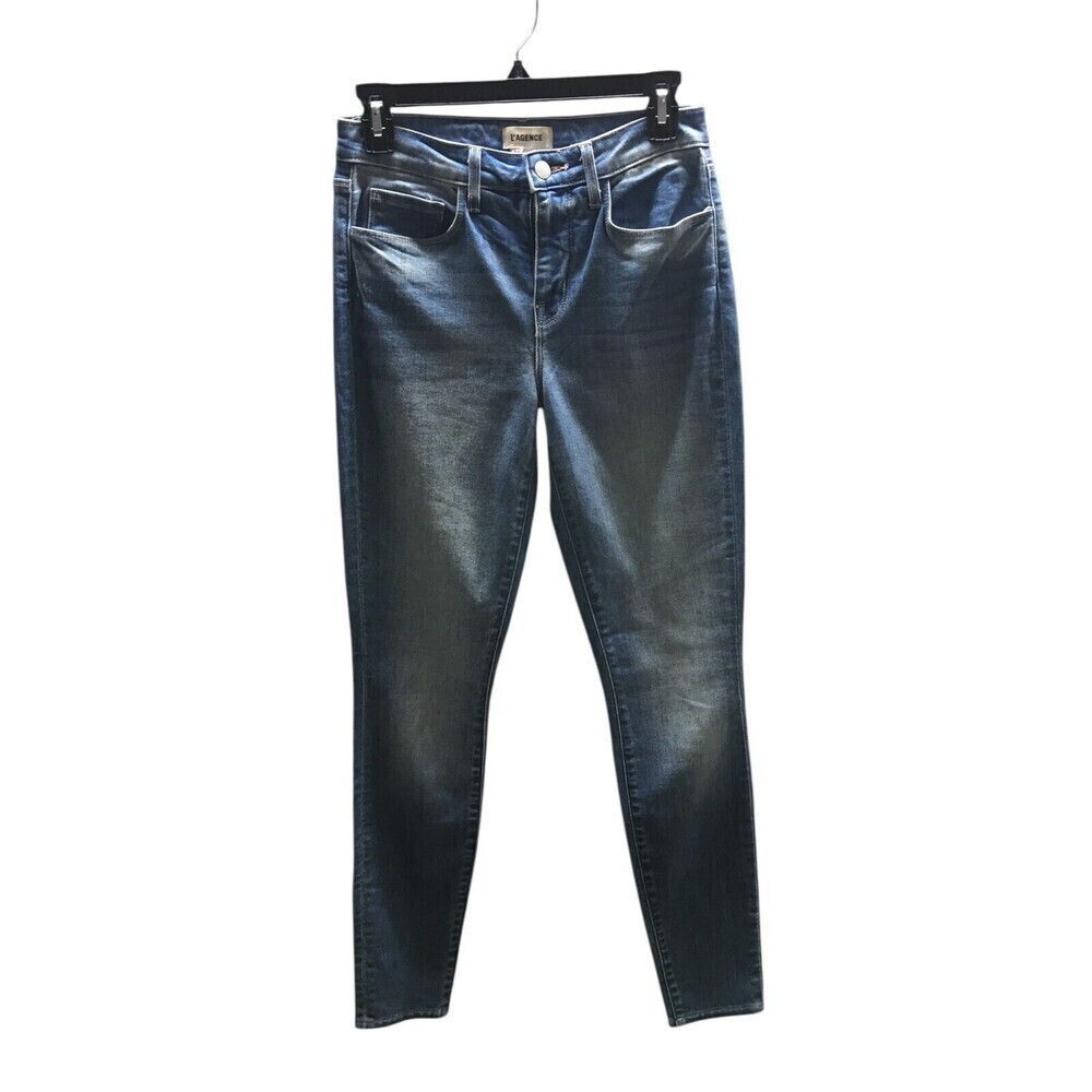 L'Agence Jeans Women's Size 25 Blue Marguerite Tapered Leg